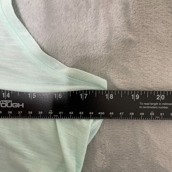 Tek Gear Shirt Women Medium M Green Athletic Rayon Spandex Stretch Fit Tank Top - Picture 6 of 7